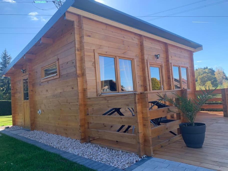 Chalet 2 Personnes Avec Jacuzzi Et Piscine Saisonniere Partagee Corcieux Dış mekan fotoğraf