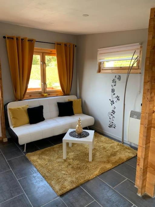 Chalet 2 Personnes Avec Jacuzzi Et Piscine Saisonniere Partagee Corcieux Dış mekan fotoğraf